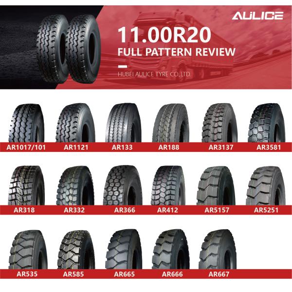 11.00R20 18PR 154/151 Light Duty Truck Tires AR168 Excellent Drainage Performance All Steel Radial Tyres