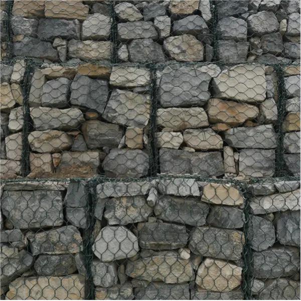 Китай Anping легко собрать 100 х 120 мм оцинкованные габион каменные корзины шестиугольные габионные клетки цена