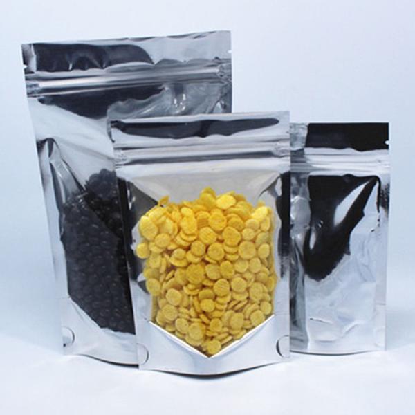 Metallic Foil Mylar Bags  Zip Lock Stand Up Food Pouch Bulk Food Bags