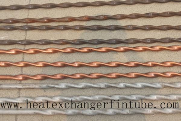Tubo de cobre de aço inoxidável, Finned torcido com coeficiente de transferência térmica mais alto