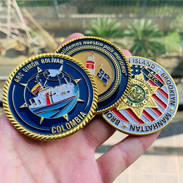 Custom Coins Metal Zinc Alloy Table Sports Challenge Coins Enamel Silver 3D Double Side Snooker Billiards Coins Collections