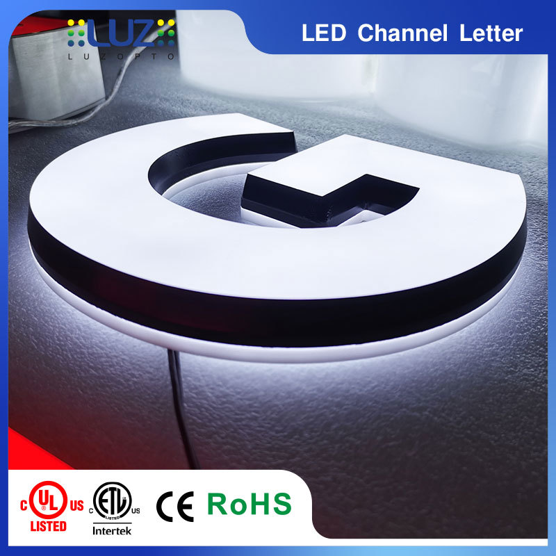 UL Listed 3D Frontlit and Halo Backlit LED Channel Letters for Business