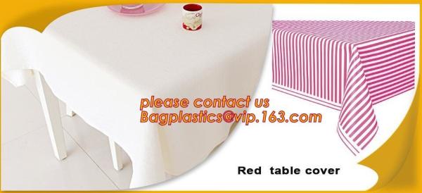 WHOLESALE DISPOSABLE PE PRINTED POLKA DOTS PARTY TABLE CLOTH, TABLE COVER,1PCS/BAG,600BAGS/CTN,SEASONAL PACKAGING TPU EV