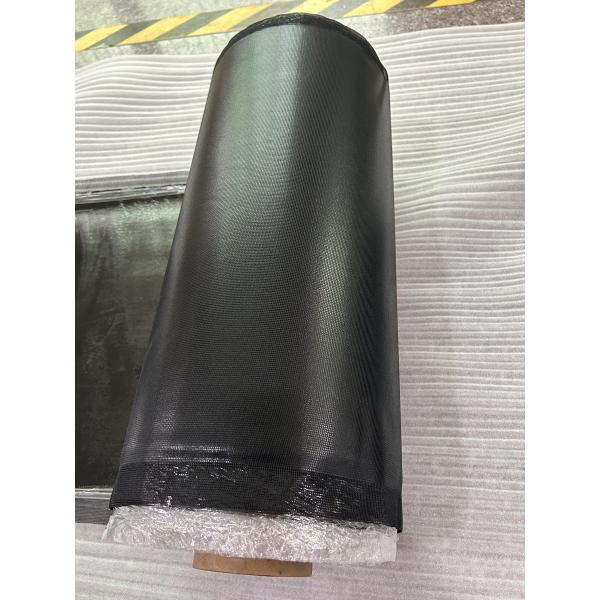 Heat-Resistant Electrically Conductive Silicone Sheet Black With Fabric