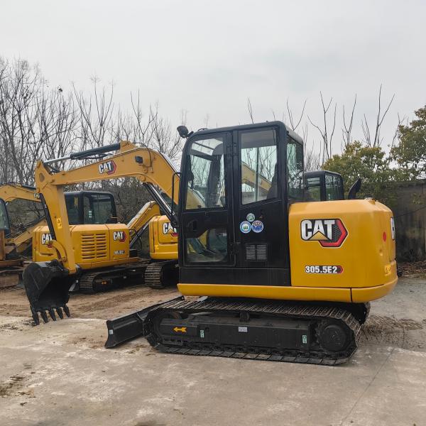 5 toneladas de segunda mano máquina de granja Cat 305.5 Usado equipo de operación precisa excavadora