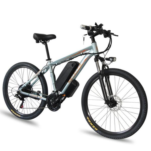 6061 Alu Electric Fat Tyre Mountain Bike 45 - 50km Electric Mode Range 15Ah