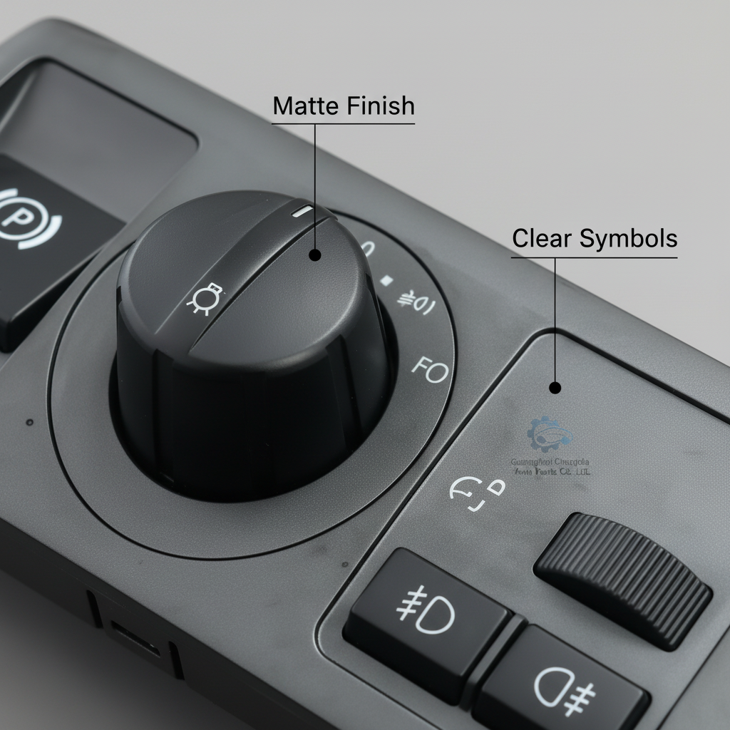 High-Quality Lighting Control Switch for BMW 7 Series E66, Compatible with 730Li 740Li 750Li Models, Direct Replacement