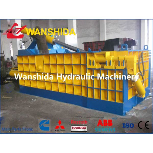 315 Ton Hydraulic Scrap Baler with 88kW Motor and Turn-Out Bale Discharge for High-Density Recycling