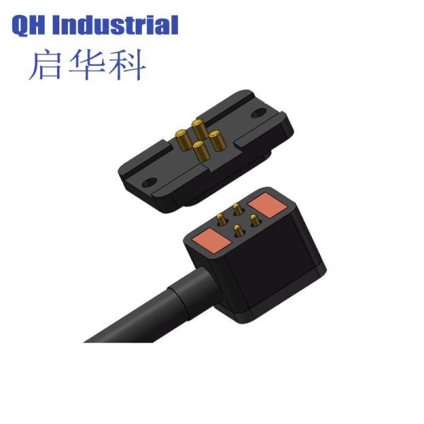 4Pin 2A Healthcare Device Healthcare Equipment Smart Wearable Products Magnetic Charger Cable Connector with USB