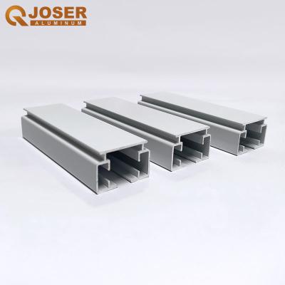 Iksun Electrophoresis White Somfy Electric Track Aluminum Profile Rail 1.3mm Thick