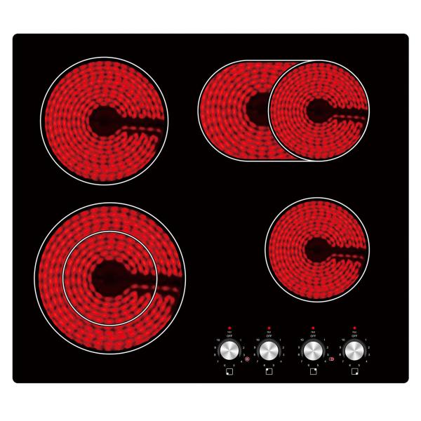 Smooth Surface 7600w 900×520 Five Ring Electric Induction Hobs