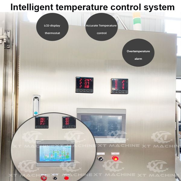 SUS304 Continuous Nuts Roaster Cashew Nut Japanese Peanut Roasting Machine with PLC Control for Commercial Use