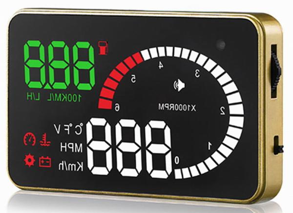 Ouchuangbo 3 inch car radio gps nav head up display screen and high-definition display Multi-color