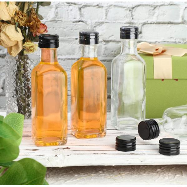 750 мл круглая стеклянная бутылка с оливковым маслом с черной винтовой крышкой и прозрачной