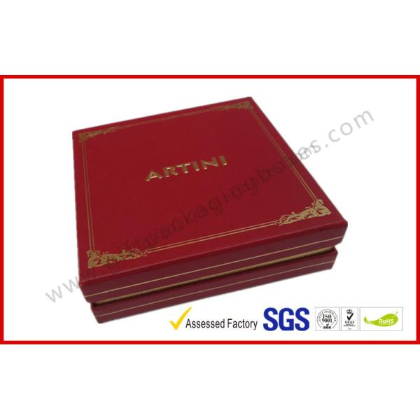 Texture Paper Apparel Gift Boxes , Necklace Earrings Jewlery Set Packaging