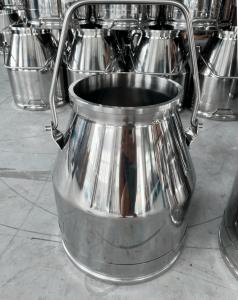 Sistema de cubo de la máquina de ordeño de acero inoxidable de grado alimenticio
