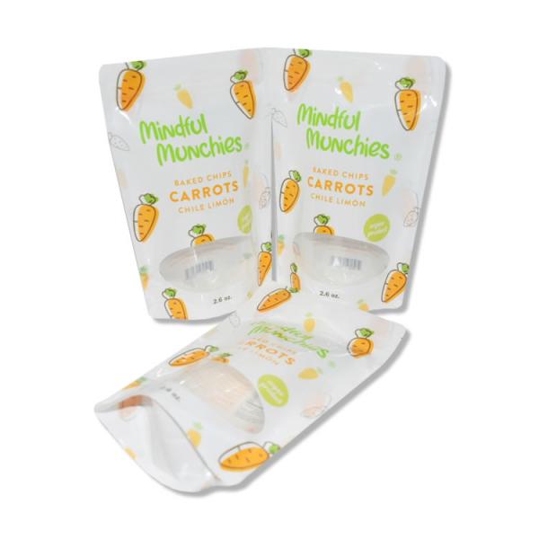Freezer Supported 0-18℃ Food Grade Stand Up Zipper Pouch Puncture Prevention Food Sealer Bags