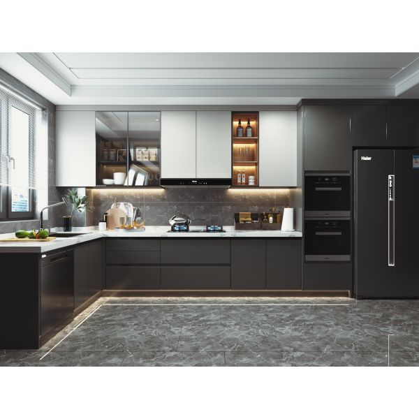 American Style Frameless Kitchen Cabinets Modern Style Custom Flat Pack