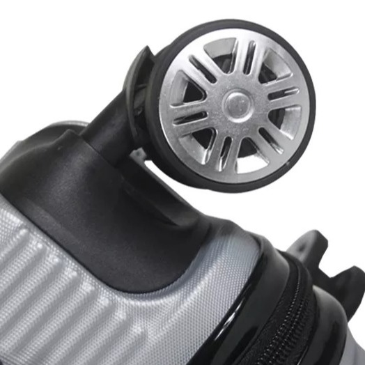 PP Aluminum Trolley Travel Luggage Sets Suitcase On Wheels 20 Inch Waterproof Hard Case