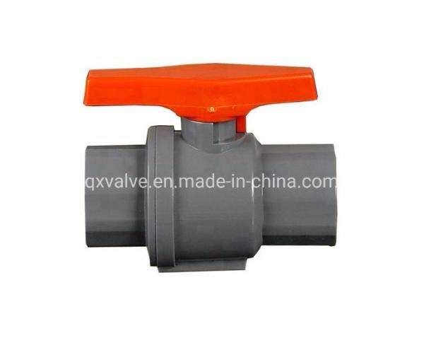 Manual Driving Mode QX11 1/2 to 4 Design Plastic Two Pieces Ball Valve