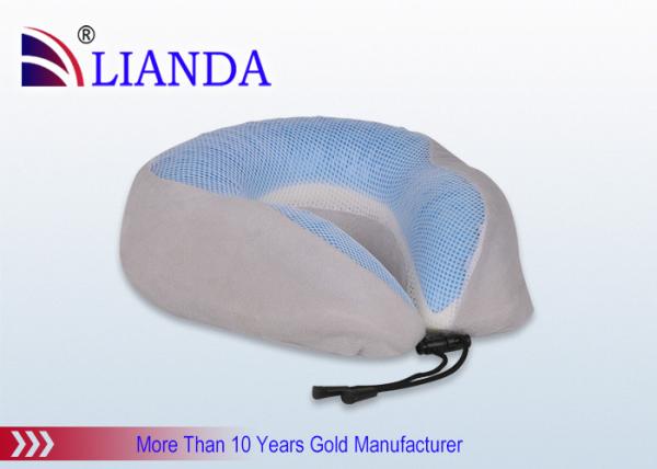 Custom Car Cooling Gel Pillow , Memory Foam Massage Travel Neck Pillow