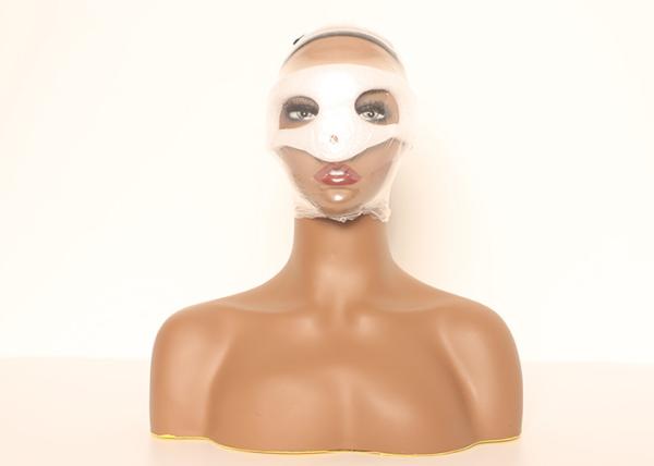 Height 42cm Competition Mannequin Head With Shoulders Female