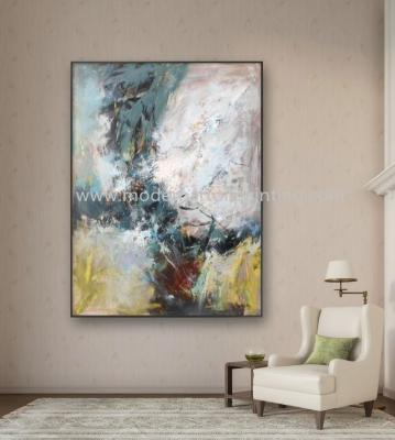Interior Cold Abstraction Paintings 36 X 48 Inches Large Abstract Canvas Wall Art Painting