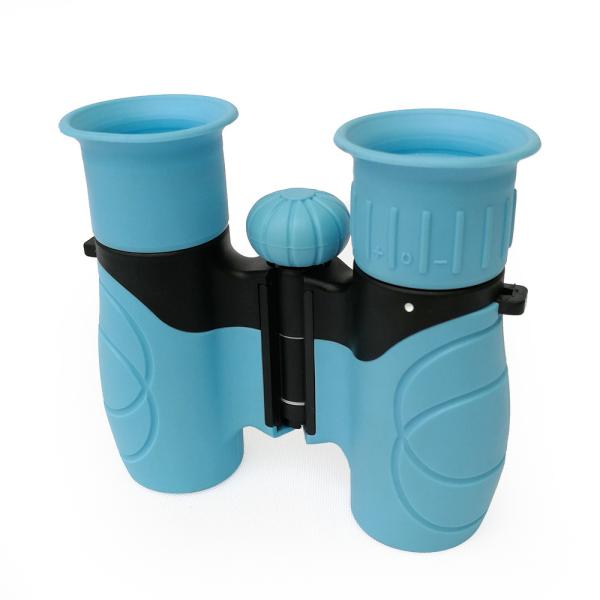 FMC Blue Color 8x21 Kids Binoculars For 3 Year Old , Child With Binoculars