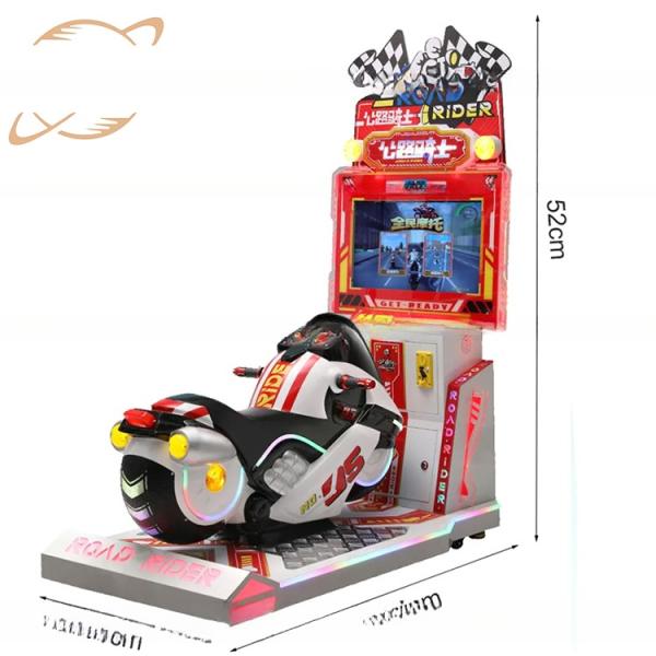 Simulador 3D de motocicletas de arcade de 400W de alto rendimiento para una experiencia de jugador inmersiva