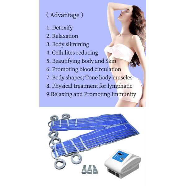 Pressotherapy Air Compression Lymphatic Drainage Detoxification Fat Loss Device