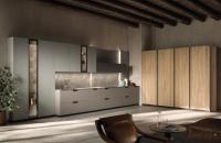 Armoire de cuisine haut de gamme et meubles de luxe légers faits pour le ménage
