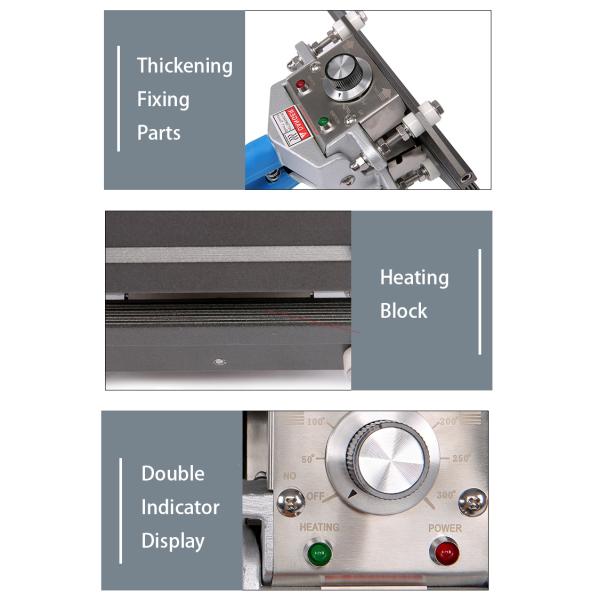 DUOQI FKR-300 Ручная уплотнитель скребок ручной уплотнитель скребок мешка уплотнитель полуавтоматический