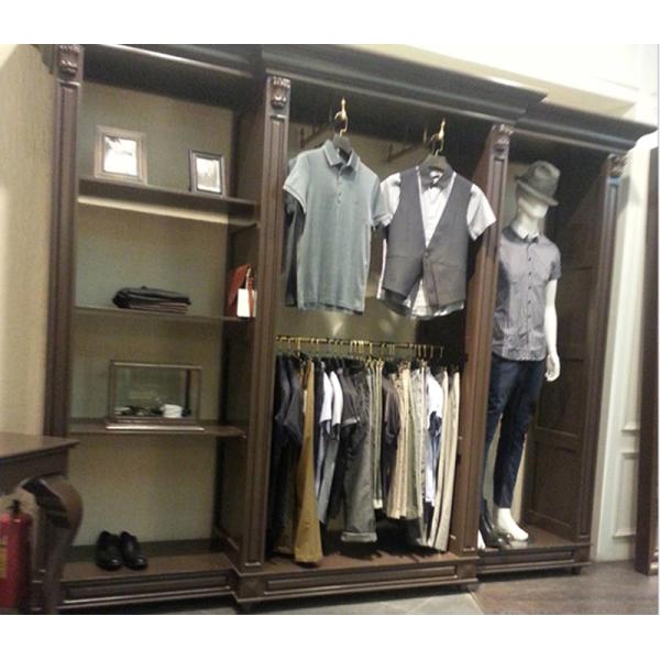 Environmental Men'S Garment Rack / Garment Showroom Display For Clothes Shop