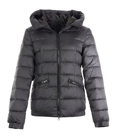Outdoor Women's Heavy Down Jacket With Raccoon Fur Along Hood Fashion Design
