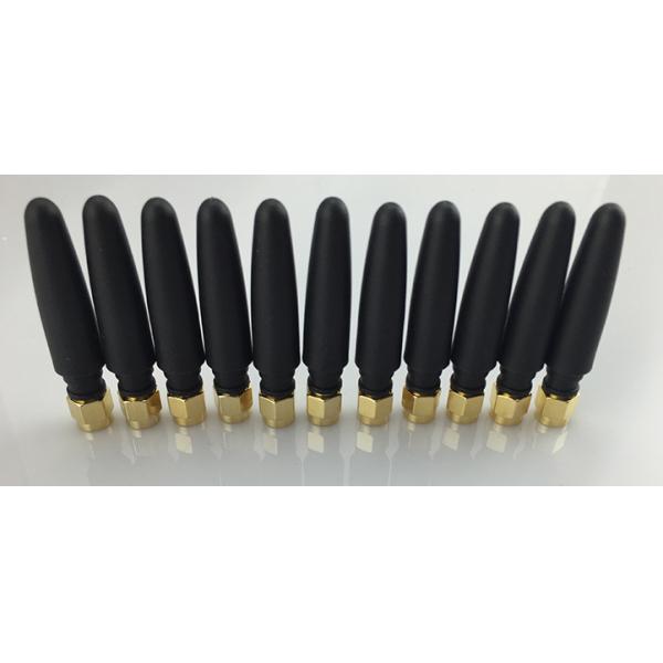3 Dbi Omni Directional Straight Head WiFi Antenna SMA Male GSM / 3G 824 - 2100 Mhz