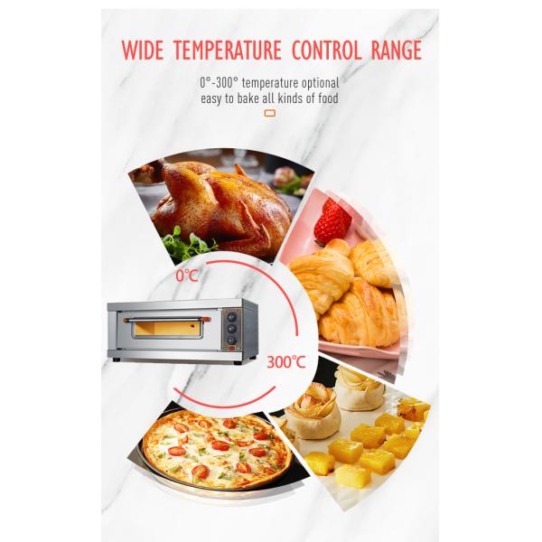 Стеклянная печь подноса 3.2kw палубы 1 двери 1 промышленная печь