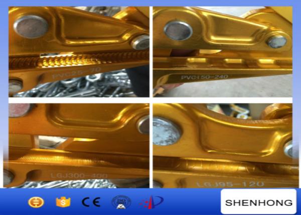 Aluminum Alloy Wire Pulling Grips For ACSR Sag Adjusting During Overhead Line Construction
