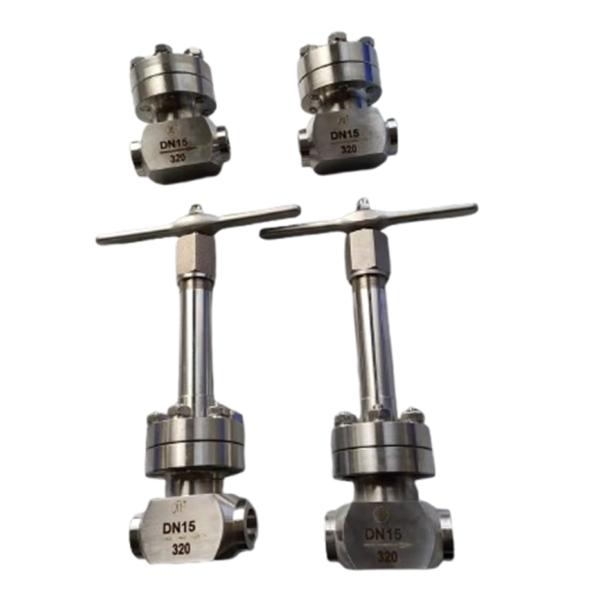 Cryogenic Check Valve with 320 Mpa Maximum Pressure Stainless Steel 304/316 for Temperature Range -196 to +80°C