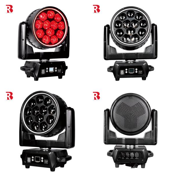 12*40W DMX 4-В-1 Внутренний светодиодный Beeye Движущаяся голова Умывка Увеличение света для сцены