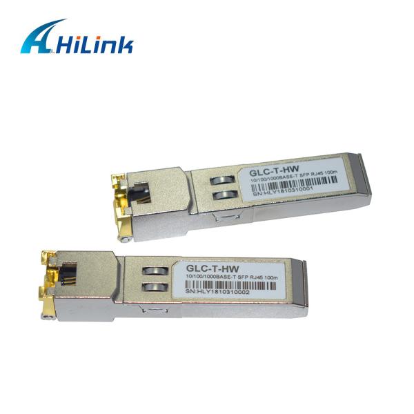 Module d'émetteur-récepteur de GLC-T 10/100/1000BASE-T 3.3V RJ-45 SFP