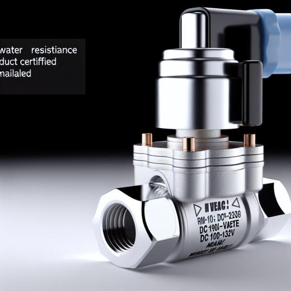 High Temperature Resistance Micro Water Valve with REACH Certification and DC108-132V Voltage Range