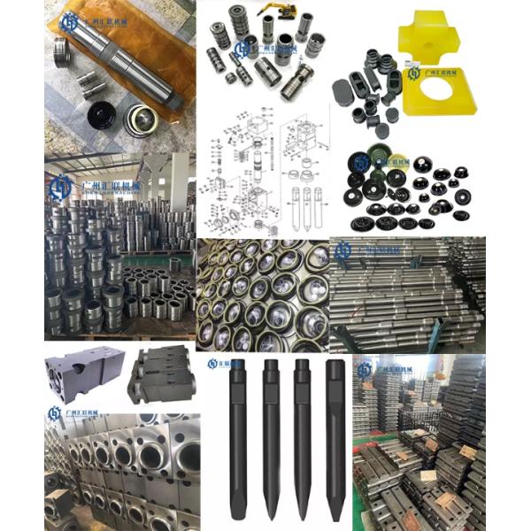 MONTABERT V32 Hammer Hydraulic Breaker Spare Parts Front Guide Head Chisel Cylinder Head Hydraulic Breaker Rock