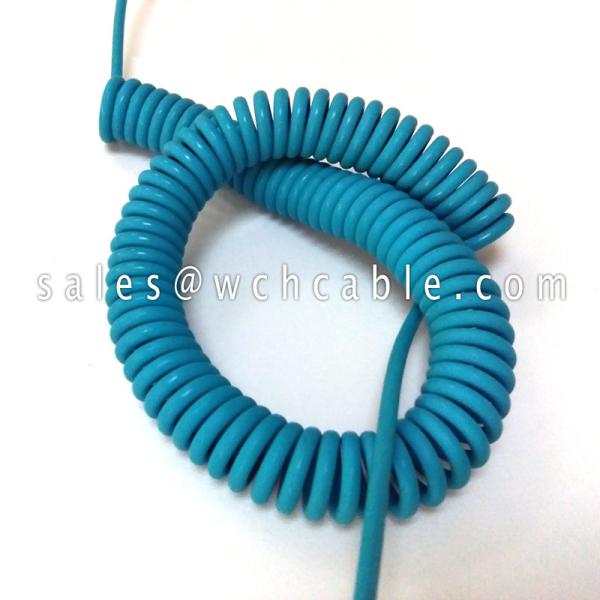 Flexible Machinery Coiled Spiral Cable