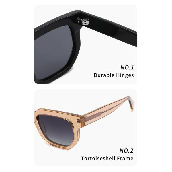 Поляризовыванное логотипа рамки зеркала солнечных очков ацетата покрытие изготовленного на заказ голубое