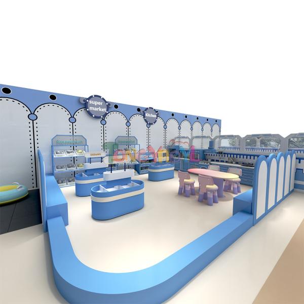 260 スクエア 青い海の世界 テーマ 子供 面白い屋内遊び場