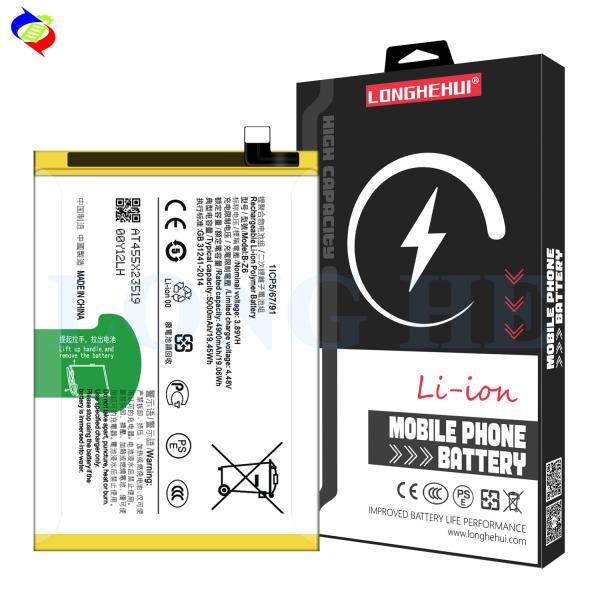 Dual IC Protection 5000mAh Rechargeable Li-ion Polymer Battery B-Z6 for VIVO Y35 Y27 5G