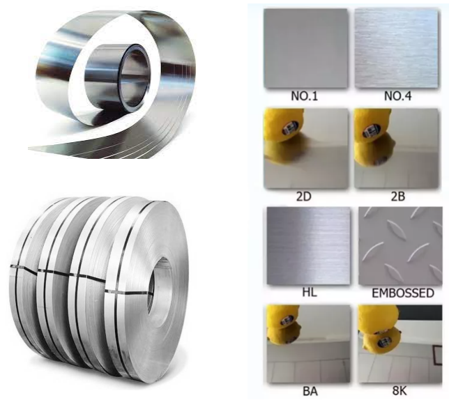 Прокладка 201 нержавеющей стали ASTM 2B 304 316 321 410 430 202 2205 ширин 5mm 7mm