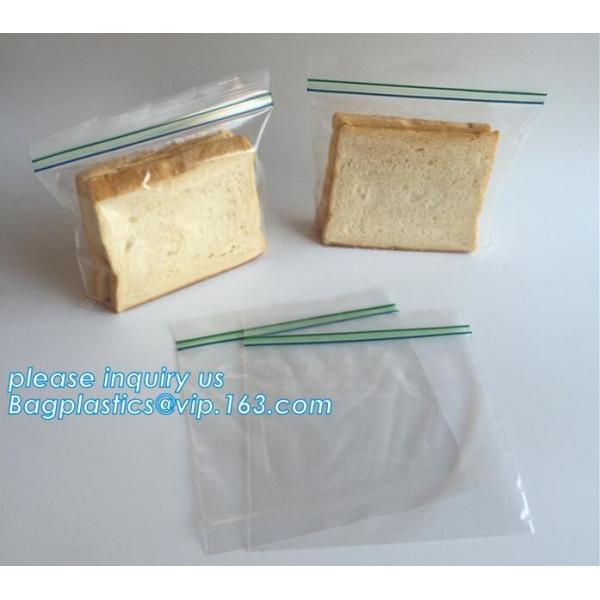 sealing double bag with zipper top for products packing, 5KG resealable rice bag with zipper, bag plastic breast milk st