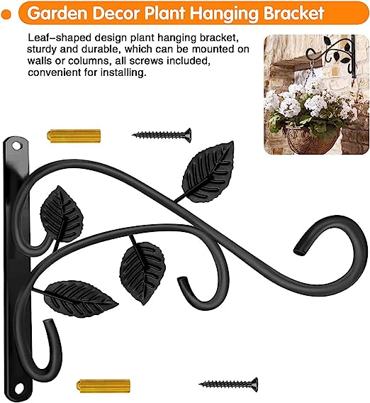 Углеродистая сталь настенный садовый крючок для подвесных корзин и кормов для птиц