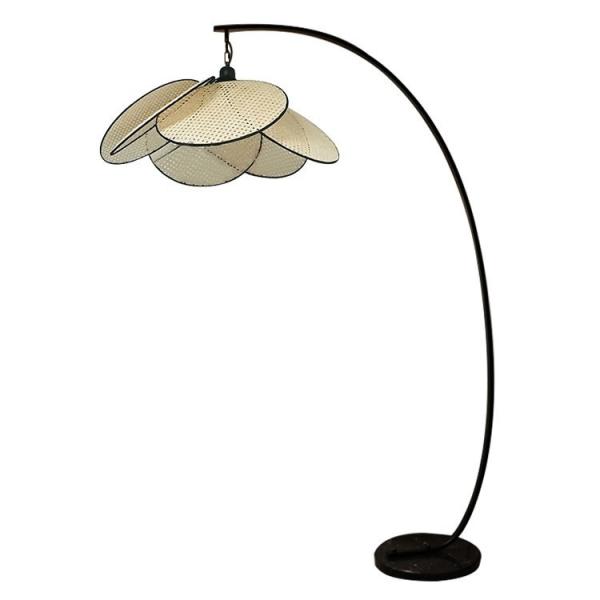 JYLIGHTING Vintage Bamboo Rattan Floor Lights Wall Lamp Chandeliers Pendent Lights Stand Floor Standing Lamp for Home Use Modern Pendant Light
